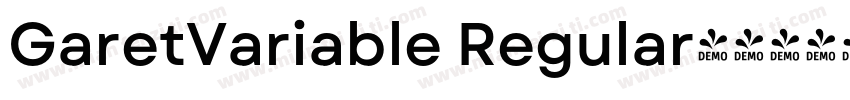 GaretVariable Regular字体转换